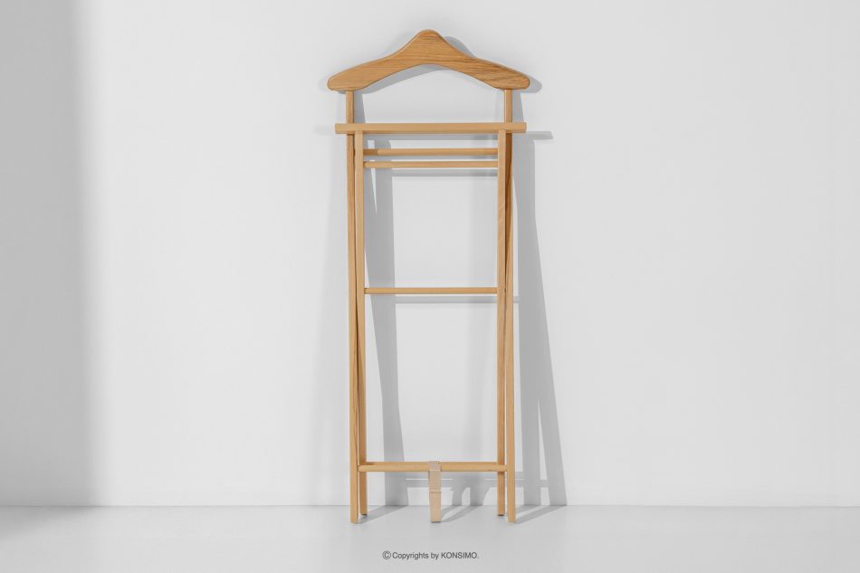 AGLAS Kleiderbutler aus Buchenholz natürlich - Foto 9