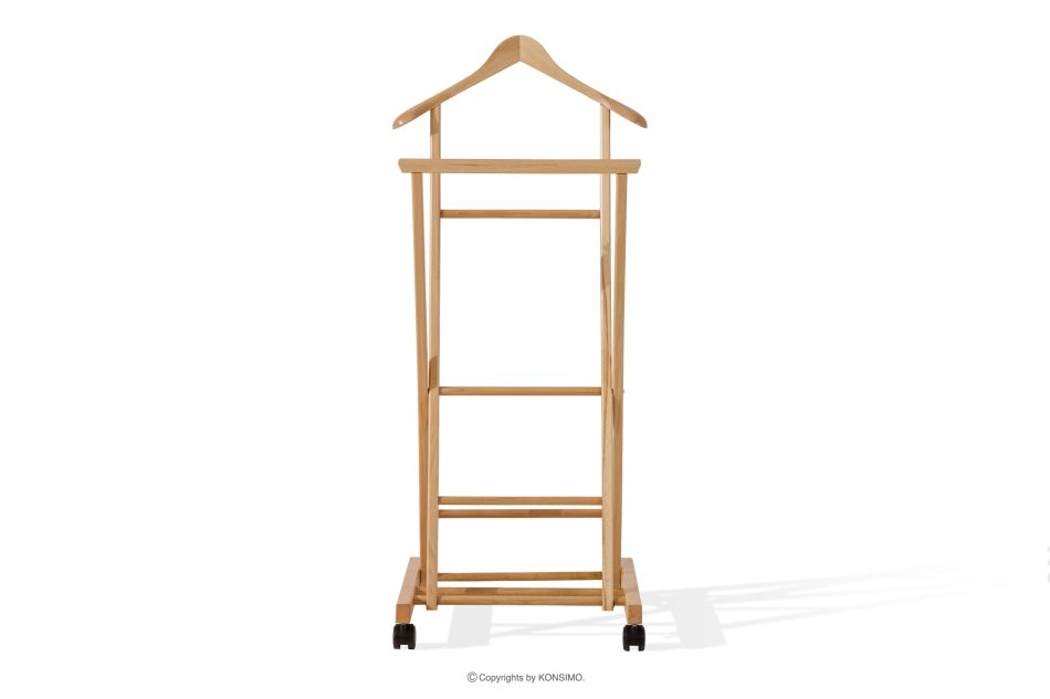 AGLAS Kleiderbutler aus Buchenholz natürlich - Foto 2