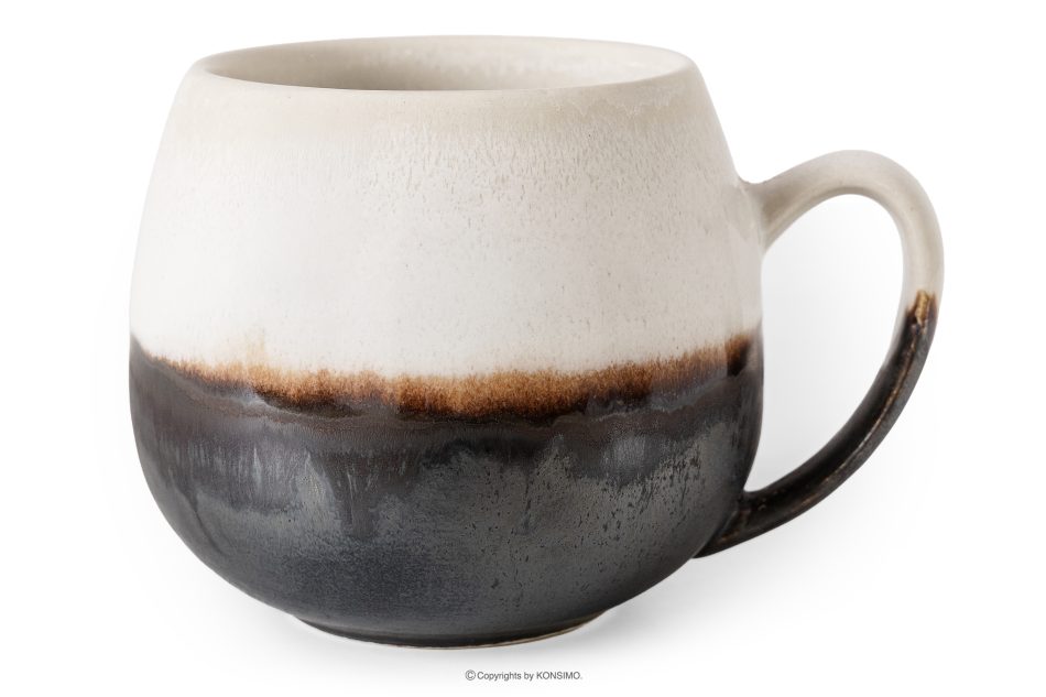 PRIMA Faßbecher handglasiert hellbeige hellbeige - Foto 0