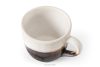 PRIMA Handglasierte Kaffeetasse hellbeige hellbeige - Foto 3