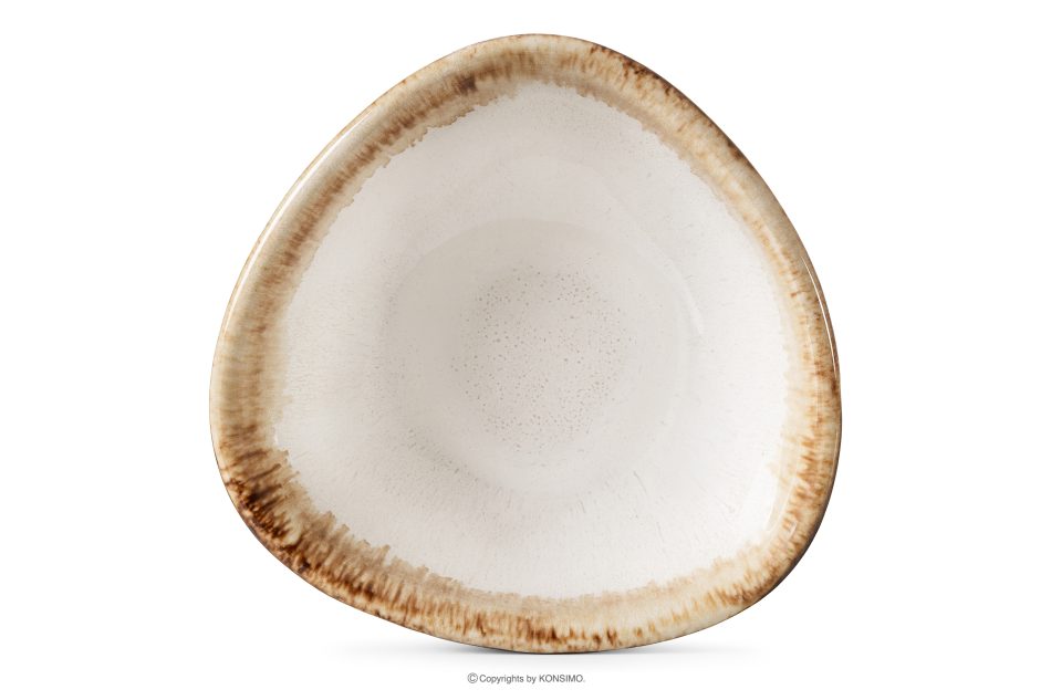 PRIMA Handglasierte Keramikschale 6 Stück hellbeige hellbeige - Foto 5