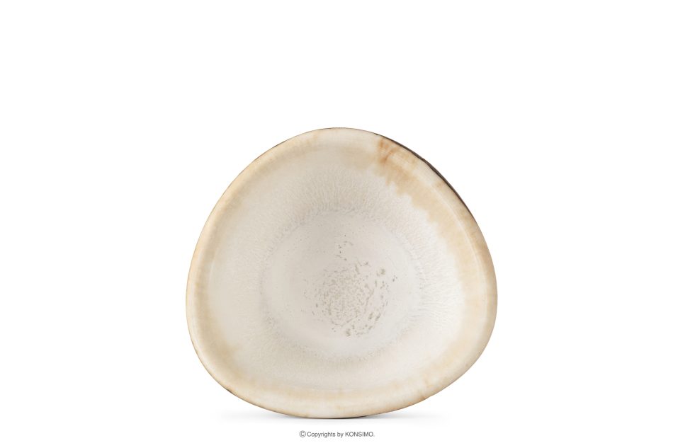 PRIMA Handglasierte Keramik Dip-Schale 6 Stück hellbeige hellbeige - Foto 5