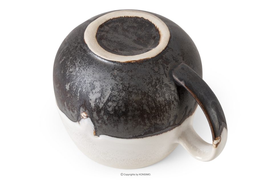 PRIMA Handglasierter Keramikbecher 6 Stück hellbeige hellbeige - Foto 4