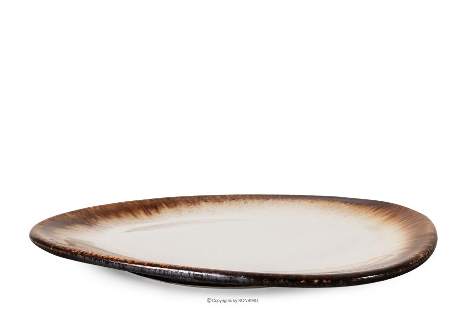 PRIMA Keramik- Geschirr-Set 6 Personen (12 tlg.) hellbeige hellbeige - Foto 2