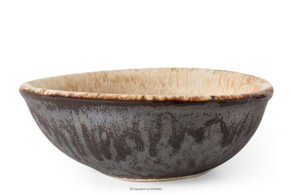 PRIMA Handglasiertes Loft-Frühstücksset 6 Personen (12 tlg.) hellbeige hellbeige - Foto 5