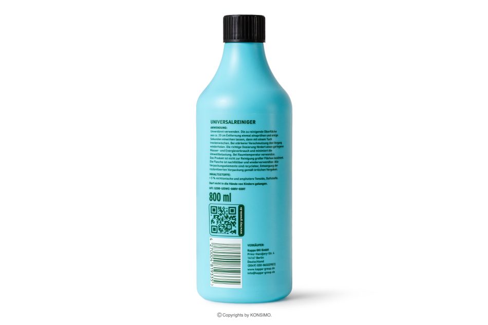 HEY GREENIE Ökologisches Reinigungsset – Reinigungsmittel für Badezimmer, Glas und Universalreiniger (3 Stück) rosa/hellblau/blau - Foto 14