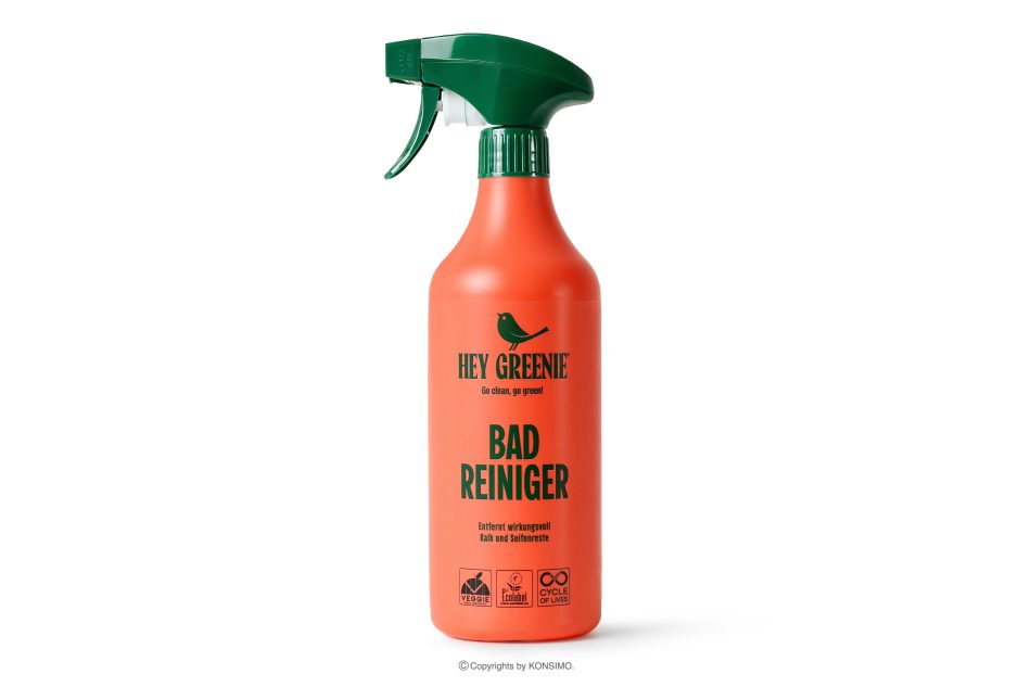 HEY GREENIE Veganes Reinigungsset – Reinigungsmittel für Fußböden, Badezimmer, Glas und Universalreiniger (4 Stück) gelb/rosa/hellblau/blau - Foto 9