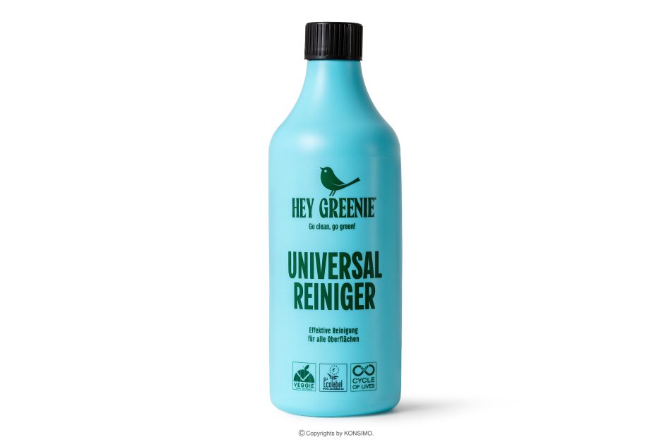 HEY GREENIE Veganes Reinigungsset – Reinigungsmittel für Fußböden, Badezimmer, Glas und Universalreiniger (4 Stück) gelb/rosa/hellblau/blau - Foto 15