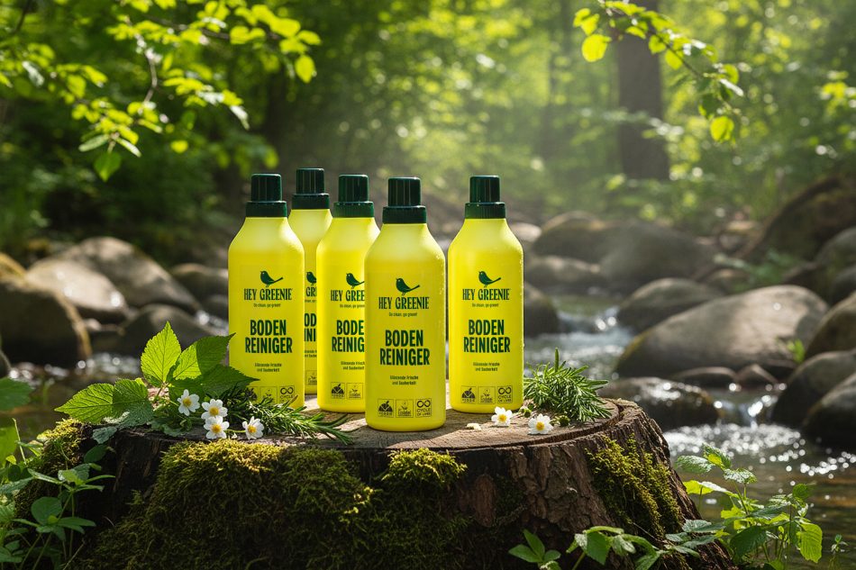 HEY GREENIE Ökologischer Bodenreiniger (5 Stück) gelb - Foto 1