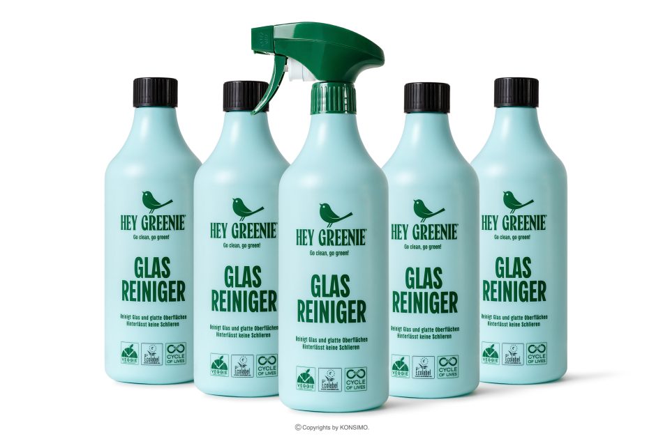 HEY GREENIE Ökologischer Glasreiniger (5 Stück) hellblau - Foto 0