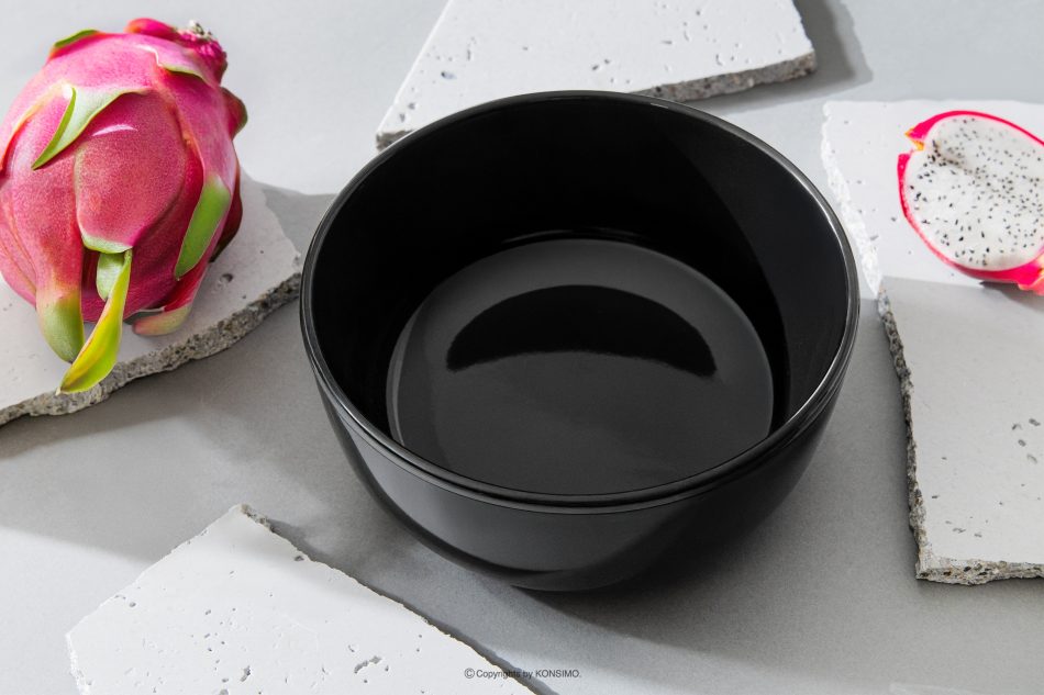 VICTO Schale glänzend schwarz Schwarz glänzend - Foto 1