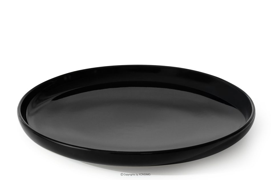 VICTO Tafelservice schwarz glänzend 6-Personen (18-tlg.) Schwarz glänzend - Foto 4