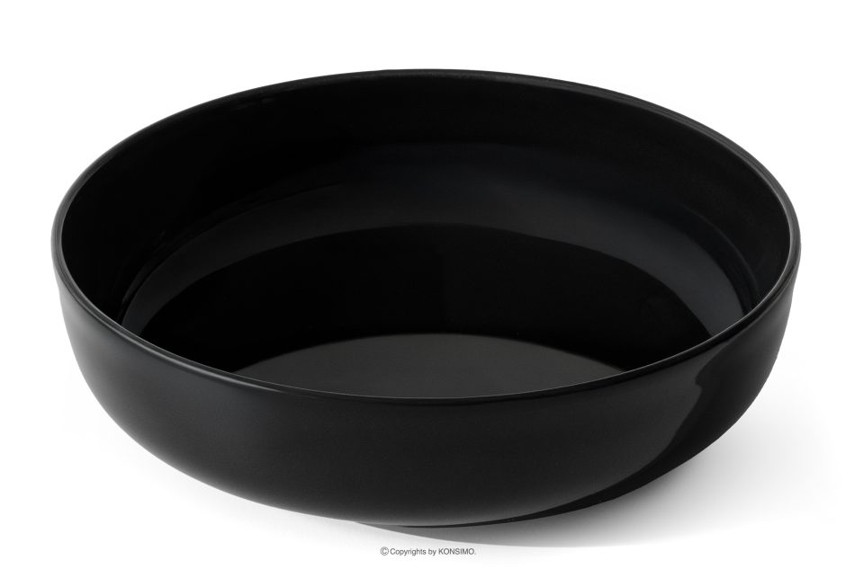 VICTO Tafelservice schwarz glänzend 6-Personen (24-tlg.) Schwarz glänzend - Foto 6