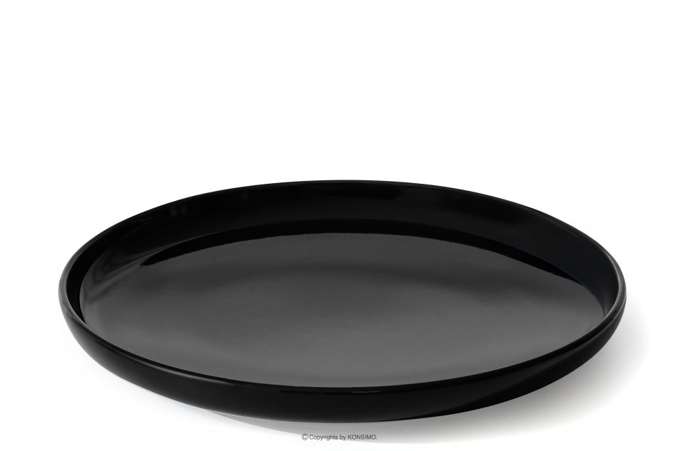 VICTO Speiseteller schwarz glänzend 6tlg. Schwarz glänzend - Foto 4