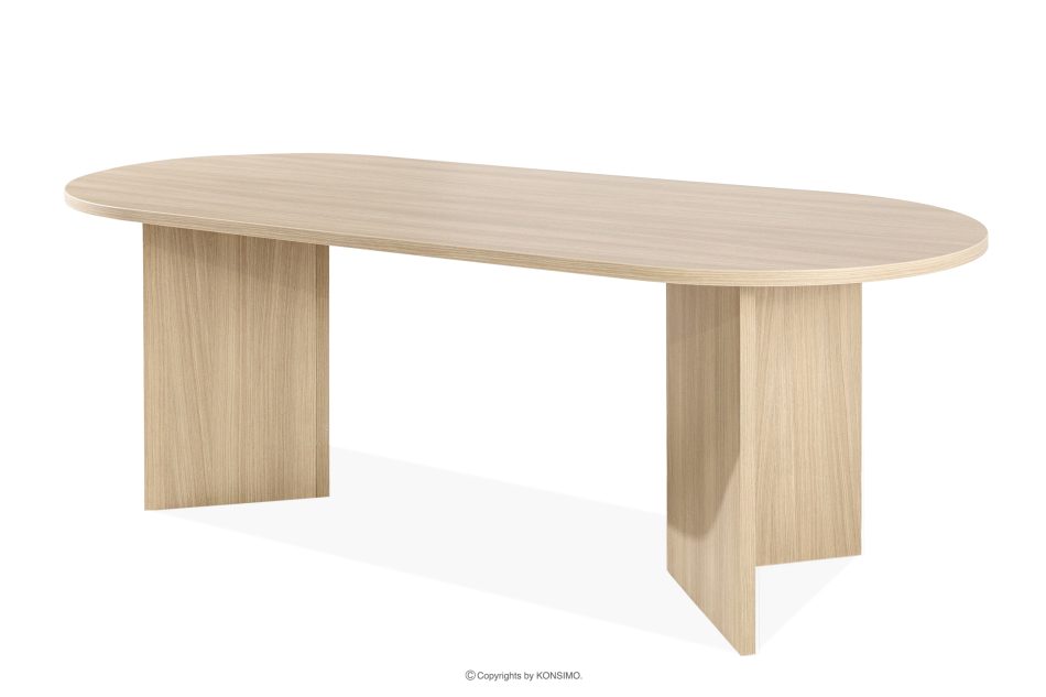 FABER Esstisch im modernen Stil aus heller Eiche helle Eiche - Foto 2