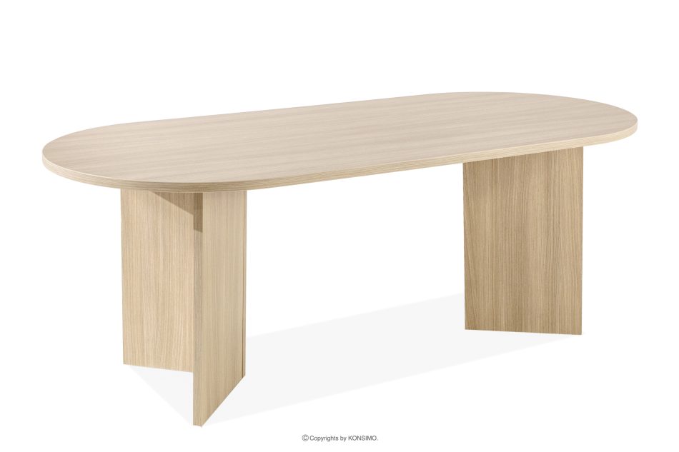 FABER Esstisch im modernen Stil aus heller Eiche helle Eiche - Foto 3