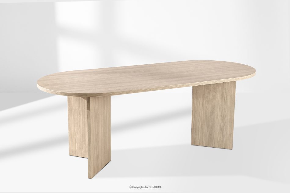 FABER Esstisch im modernen Stil aus heller Eiche helle Eiche - Foto 1