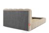 MERIDE Polsterbett 160 cm im Japandi-Stil mit Steppung graubeige graubeige - Foto 6