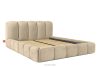 MERIDE Polsterbett 200 cm im Japandi-Stil mit Steppung beige beige - Foto 3