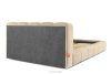 MERIDE Polsterbett 200 cm im Japandi-Stil mit Steppung beige beige - Foto 6