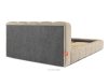 MERIDE Polsterbett 200 cm im Japandi-Stil mit Steppung in Grau-Beige graubeige - Foto 6