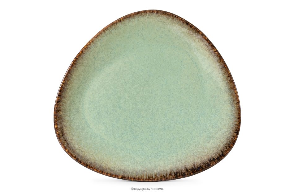 PRIMA Handglasierter Speiseteller salbeifarben salbeifarben - Foto 4