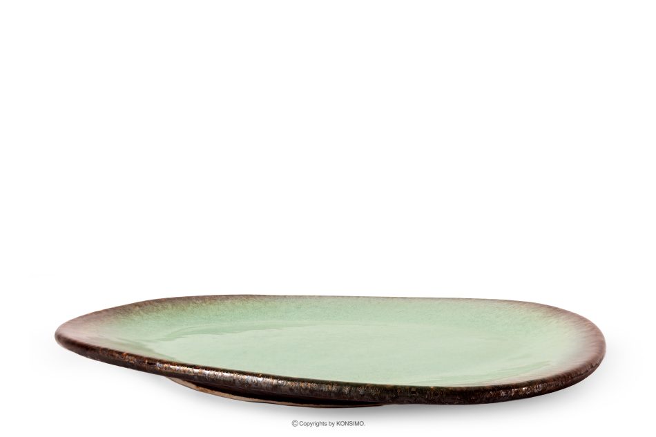 PRIMA Handglasierter Dessertteller salbeifarben salbeifarben - Foto 0