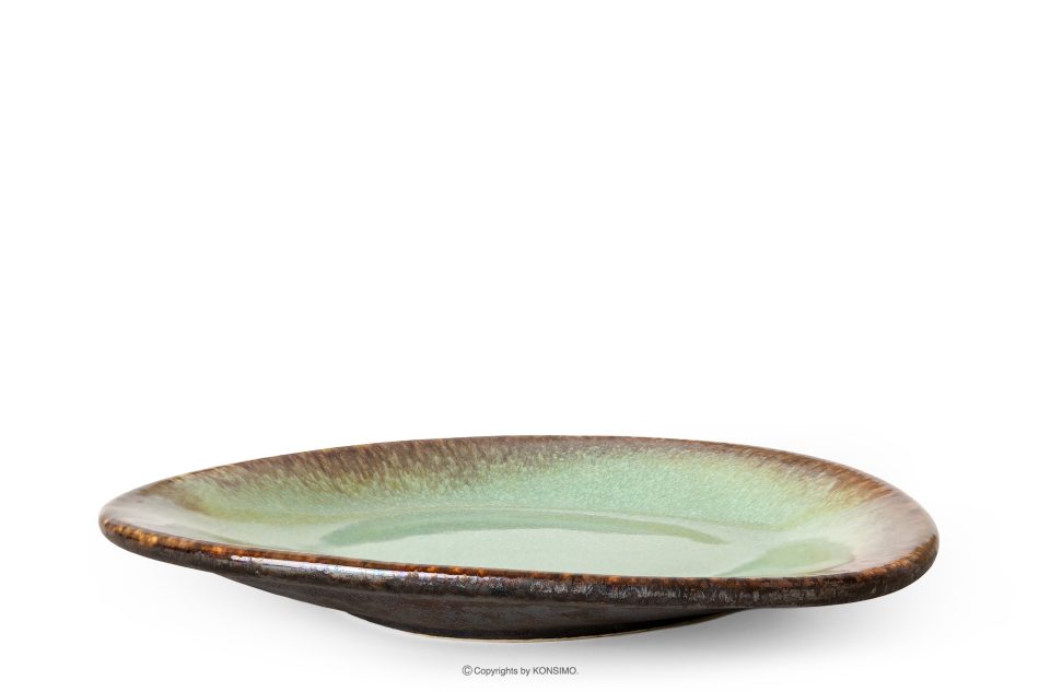 PRIMA Handglasierter Frühstücksteller salbeifarben salbeifarben - Foto 0