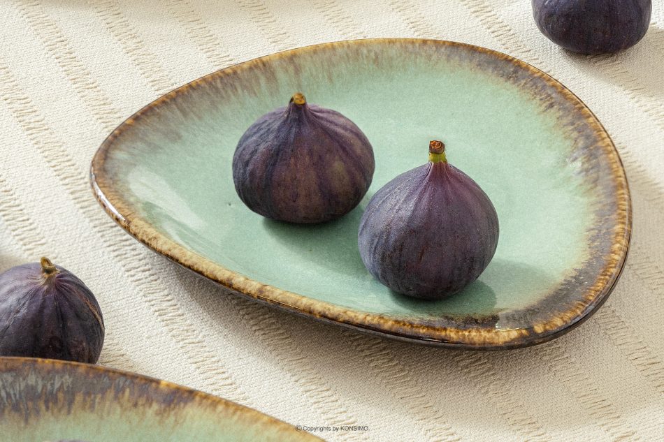 PRIMA Handglasierter Frühstücksteller salbeifarben salbeifarben - Foto 6