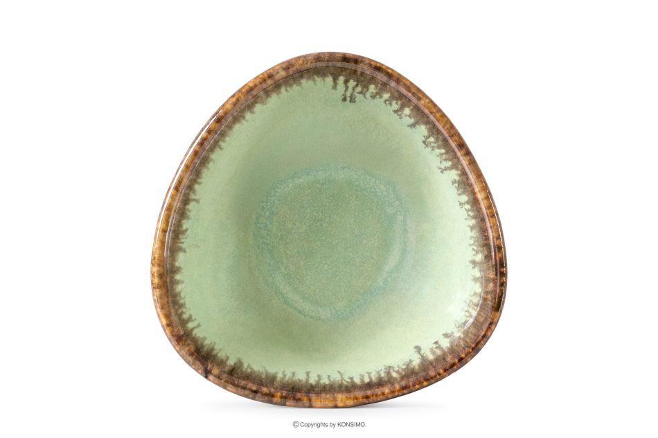 PRIMA Handglasierte Salatschüssel salbeifarben salbeifarben - Foto 4