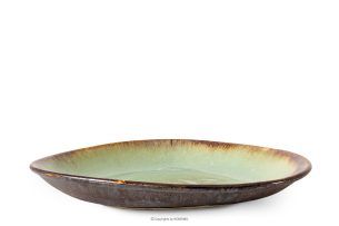 PRIMA, https://konsimo.de/kollektion/prima/ Handglasierte tiefe Servierplatte salbeifarben salbeifarben - Foto