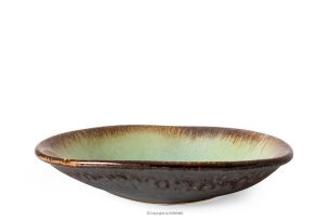 PRIMA, https://konsimo.de/kollektion/prima/ Handglasierte tiefe Servierplatte salbeifarben salbeifarben - Foto