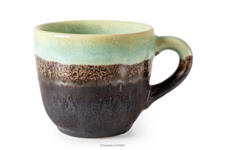 PRIMA Handglasierte Kaffeetasse salbeifarben salbeifarben - Foto 0