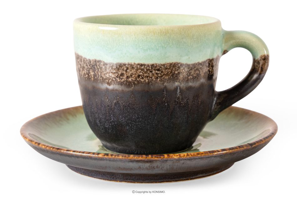 PRIMA Handglasierte Kaffeetasse salbeifarben salbeifarben - Foto 4