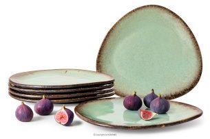 PRIMA, https://konsimo.de/kollektion/prima/ Handglasierte Keramik Speiseteller 6 Stück salbeifarben salbeifarben - Foto