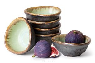 PRIMA, https://konsimo.de/kollektion/prima/ Handglasierte Keramik Dip-Schale 6 Stück salbeifarben salbeifarben - Foto