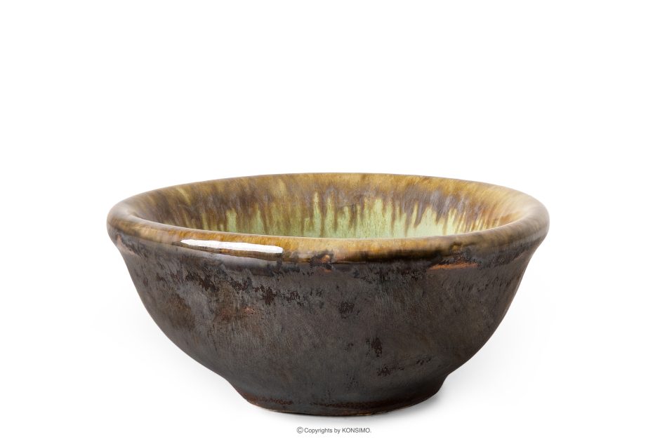 PRIMA Handglasierte Keramik Dip-Schale 6 Stück salbeifarben salbeifarben - Foto 2