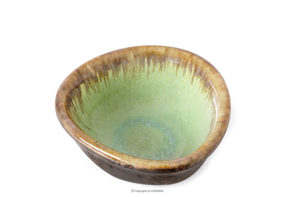 PRIMA Handglasierte Keramik Dip-Schale 6 Stück salbeifarben salbeifarben - Foto 3