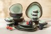 PRIMA Handglasiertes Geschirr-Set und Kaffeeservice für 6 Personen (30 tlg.) salbeifarben salbeifarben - Foto 2