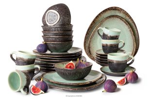 PRIMA, https://konsimo.de/kollektion/prima/ Kombiservice aus handglasierter Keramik für 6 Personen (30 tlg.) salbeifarben salbeifarben - Foto