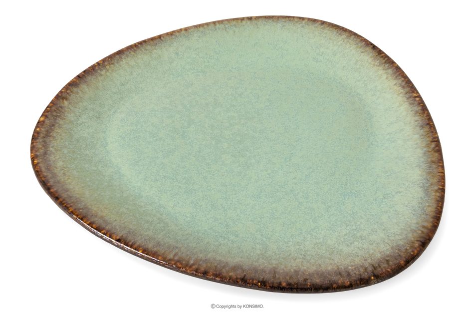 PRIMA Handglasiertes Geschirrset für 2 Personen (6 tlg.) salbeifarben salbeifarben - Foto 2