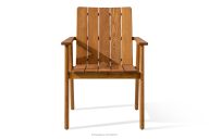 Holzgartenstuhl braun