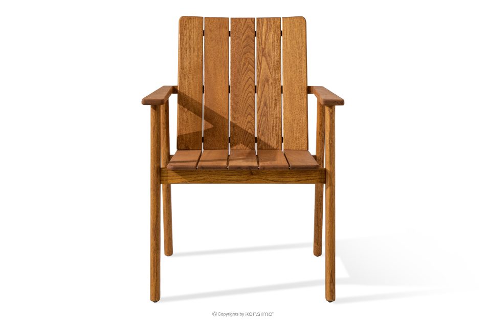 ORTUS Holzgartenstuhl braun braun - Foto 0