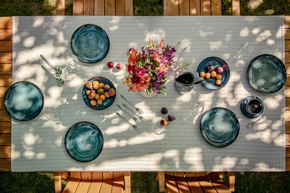 ORTUS Gartenmöbel-Set aus Holz Tisch mit Stühlen braun braun - Foto 23
