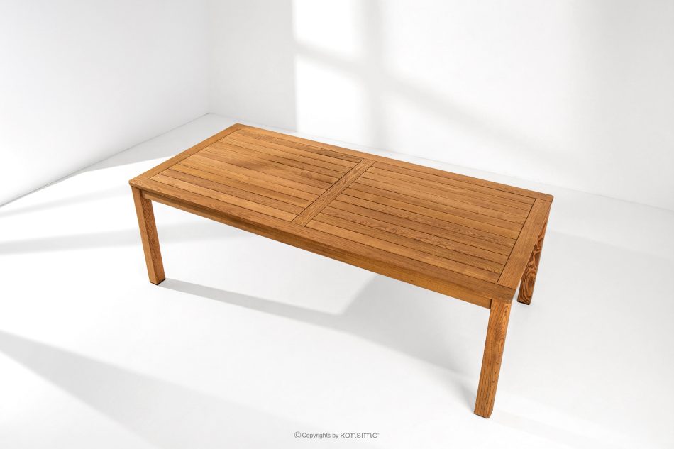 ORTUS Gartenmöbel-Set aus Holz Tisch mit Stühlen braun braun - Foto 16