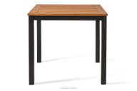 Holzgartentisch braun/anthrazit