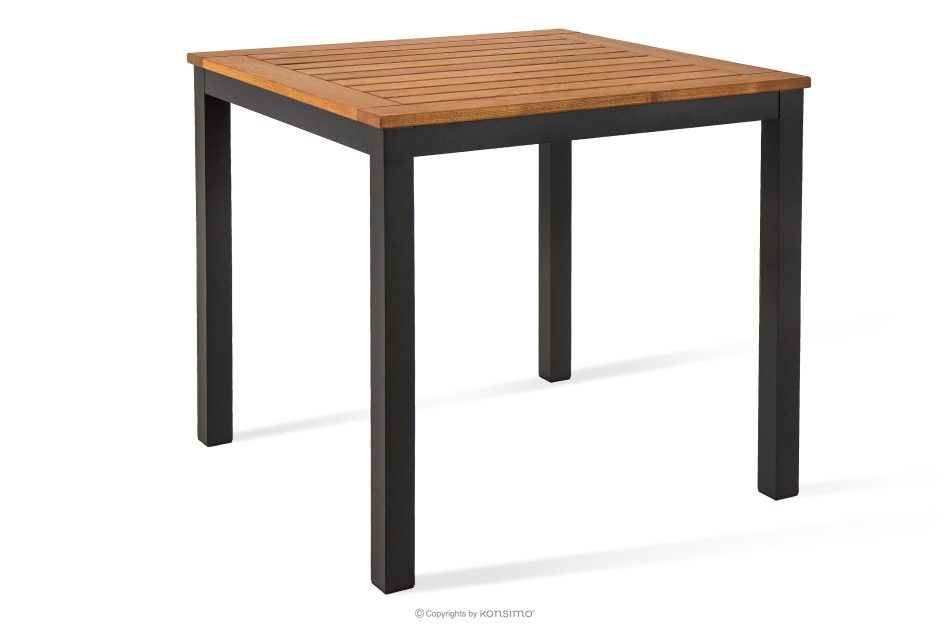 LENTI Holzgartentisch braun/anthrazit braun/anthrazit - Foto 2