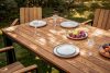 LENTI Gartentisch aus Holz mit 6 Stühle braun/anthrazit - Foto 19