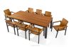 Gartentisch aus Holz mit 8 Stühle