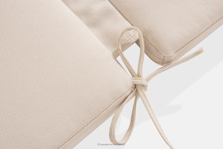 ARIATO Gartentisch aus Holz und Aluminium braun/anthrazit/beige - Foto 10